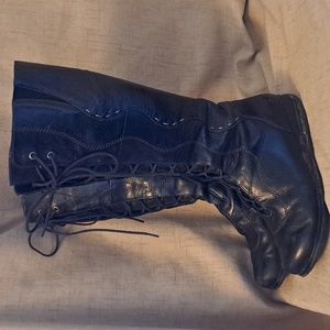 Dansko Knee High Lace Up Penelope Boots